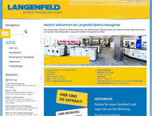 Tablet Screenshot of langenfeld-marl.de
